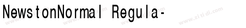 NewstonNormal Regula字体转换 NewstonNormal Regula字体转换